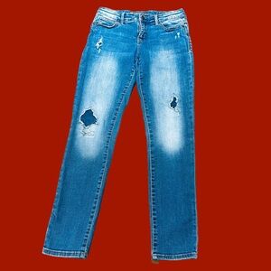 GAP Kids Super Skinny Distressed Blue Jeans Girl’s 12R